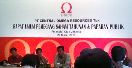  Central Omega Resources Targetkan Produksi Bijih Besi Mulai Juni 2014